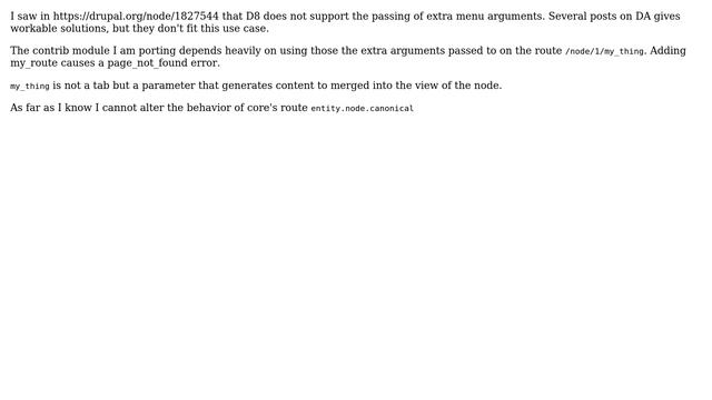 Drupal: Get menu tail arguments of node route смотреть онлайн