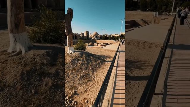 Фундамент старинных зданий: караван-сараев и общественных бань #buxoro #узбекистан #путешествие смотреть онлайн