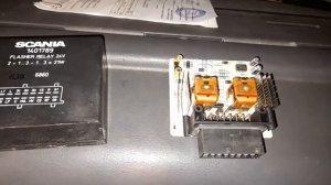 не работает поворотник скания(срочный ремонт)