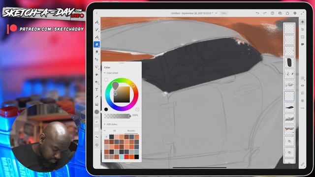 Fan Appreciation + Design Talk + Adobe Fresco Sketching - Career/Life Advice смотреть онлайн