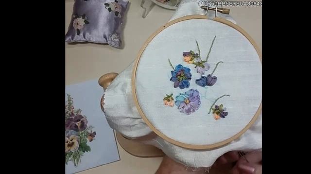 Silk Ribbon Embroidery Tutorial Vintage Pansy Lesson 1