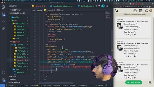 Build Clubhouse with React JS & Styled Components смотреть онлайн