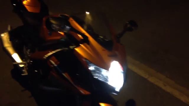 SUZUKI GSX-R600 K9 ORANGE AT NIGHT!!!!!!!! смотреть онлайн
