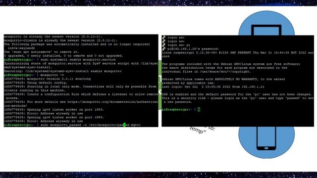 Step by Step Setup Installation Mosquitto MQTT Broker on Raspberry смотреть онлайн