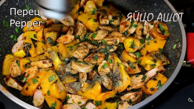 Это самый сытный и вкусный рецепт из ЯИЦ и СОСИСОК на сковороде! смотреть онлайн