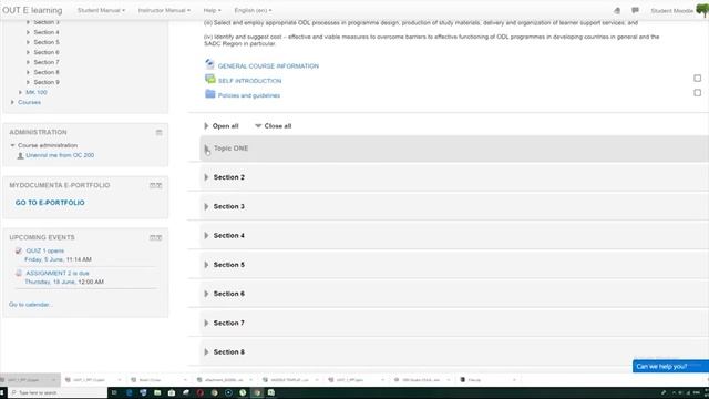 Moodle Course navigation смотреть онлайн
