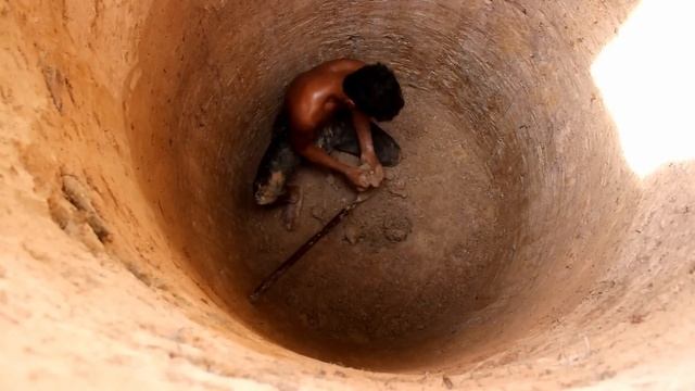 60 Day Of They're Lived Build Water Well,Underground Swimming Pool And Underground House Using Woo смотреть онлайн