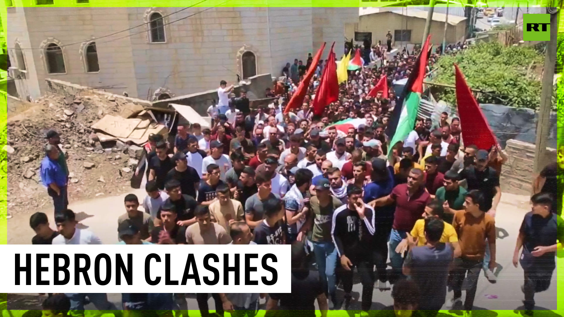 Israeli Soldiers Interrupt Funeral Procession