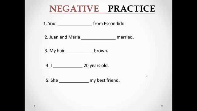 A Review of the Simple Present Tense of BE смотреть онлайн