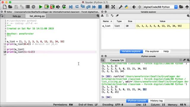 Video 8-2: Schneiden von Listen in Python смотреть онлайн