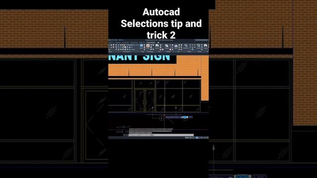 Autocad Selections tip and trick 3 смотреть онлайн