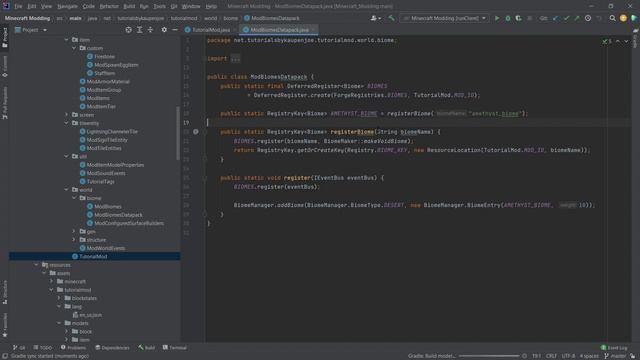 Updating Forge Version and Biome via DataPacks | Forge 1.16.5 Modding #48 смотреть онлайн