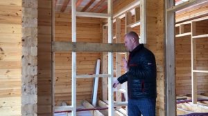 Каркасные перегородки в деревянном доме