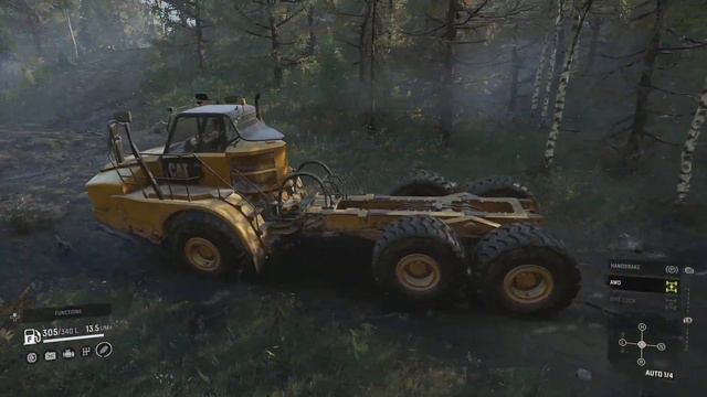 Caterpillar 745C - Snowrunner смотреть онлайн