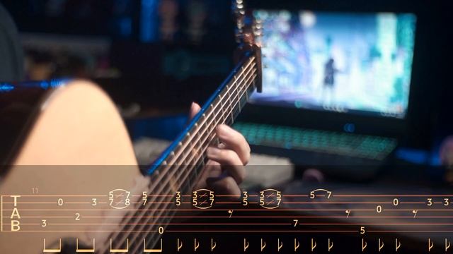 Da Capo - Honkai Impact 3rd | Fingerstyle Guitar TAB VeryNize смотреть онлайн