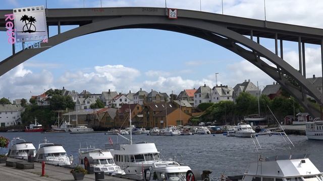 Norway south-west coast - beautiful city of Haugesund (4) смотреть онлайн