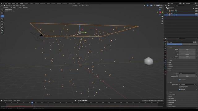 Making (Fast n' Easy) Snow with Particles | Blender 3.0 Tutorial смотреть онлайн
