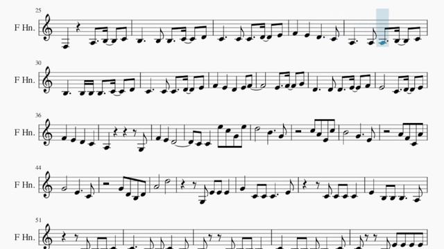 Horn Sheet Music: How to play Like My Father by Jax смотреть онлайн