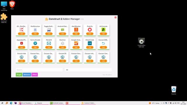ОБЗОР ПРОГРАММЫ Construct 2 Addon Manager | УСТАНОВКА ПЛАГИНОВ В 1 КЛИК смотреть онлайн