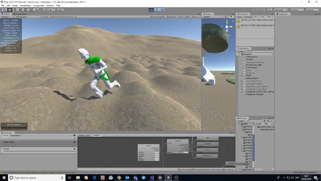 AuBal ragdoll running in Unity смотреть онлайн