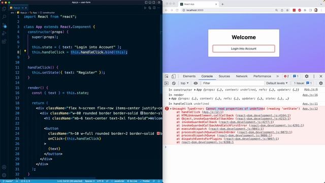 React Masterclass #115 - First Solution: The bind Keyword смотреть онлайн