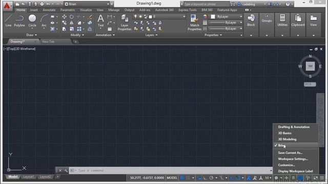 02 02 User Interaction Changes -AutoCAD 2015 Training Tutorial смотреть онлайн