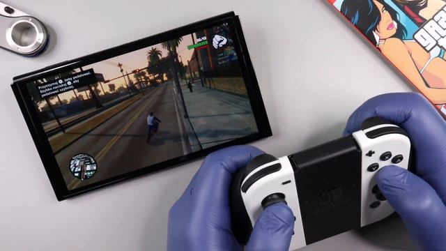 GTA Trilogy Nintendo Switch OLED Unboxing + Gameplay смотреть онлайн