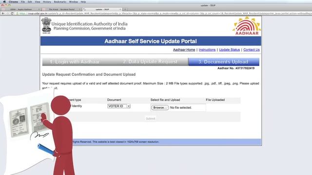 How to update your Aadhaar Data смотреть онлайн
