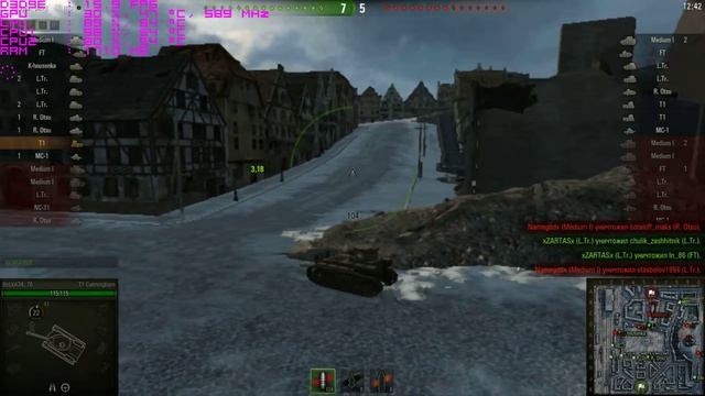 Тест ПК 2007-2008 года/Test PC 2007-2008 year/World of Tanks смотреть онлайн