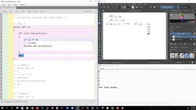 The break and continue Statements in Java смотреть онлайн
