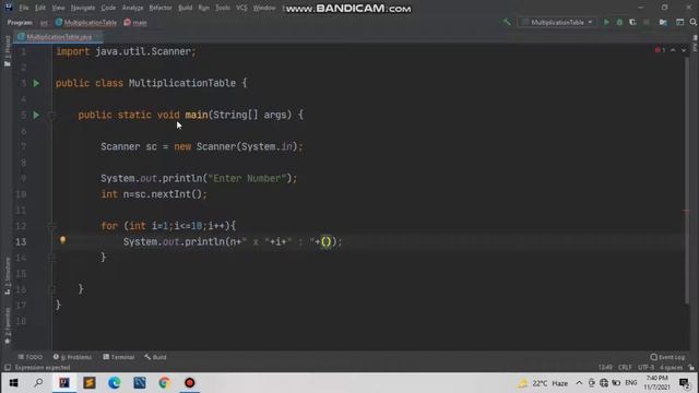 Java Logic || Multiplication Table || Just 2 lines of Code смотреть онлайн