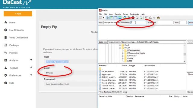 How to upload a video to Dacast via FTP смотреть онлайн