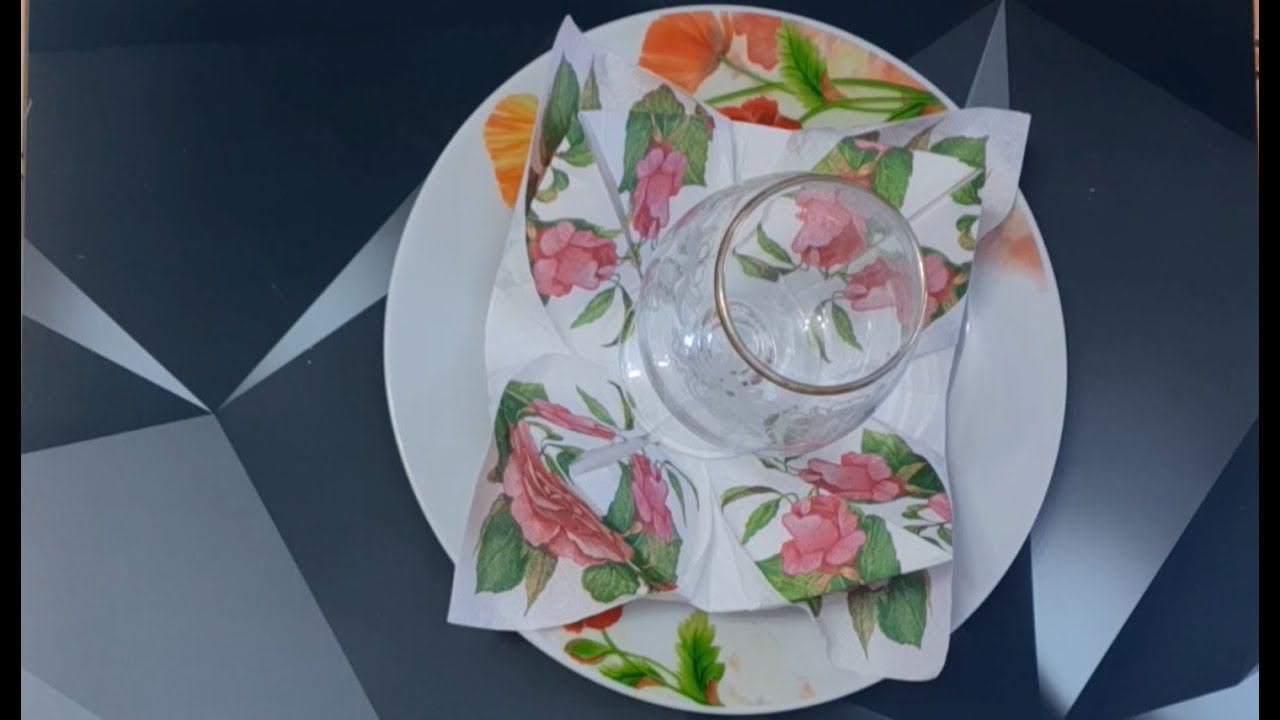 5 способов Как красиво сложить салфетки смотреть онлайн