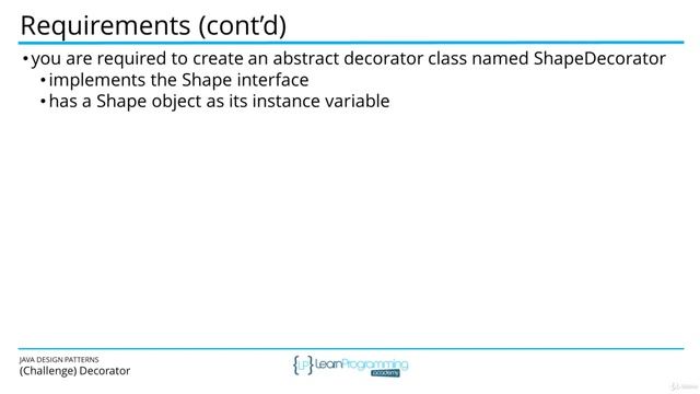The Java Design Patterns Course--4 Challenge Decorator смотреть онлайн