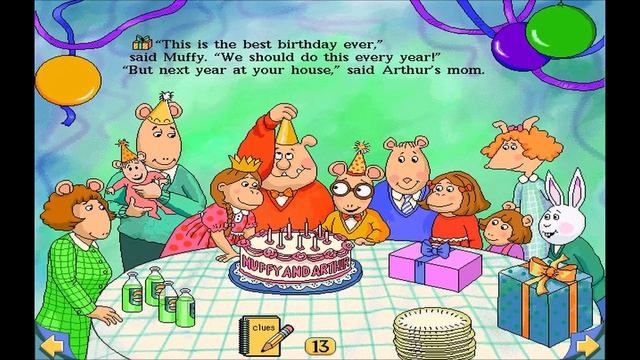 Living Books: Arthur's Birthday - Part 12 (Gameplay Walkthrough) смотреть онлайн