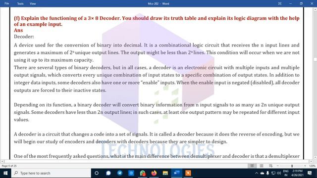 MCS 202 Part-1 Solved Assignment || JAN/JULY2021 ||PGDCA New || IGNOU смотреть онлайн