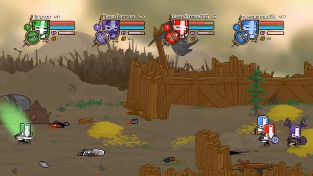 Castle Crashers w/ Friends :: PEACE NERD!!! :: Part 1 смотреть онлайн