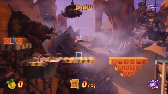 CRASH BANDICOOT 4 - Crash Compactor 100% Walkthrough (Level 4 All Boxes and Gems) смотреть онлайн