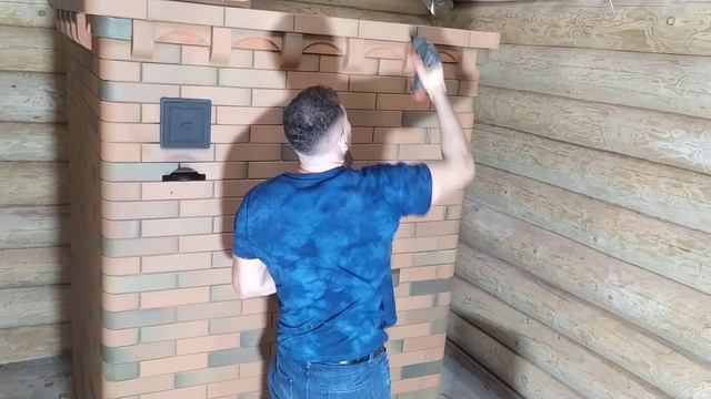 Как полностью сжечь сажу в каменке банной печи. Монтаж отбойника из нержавейки и теплоизолятора. смотреть онлайн