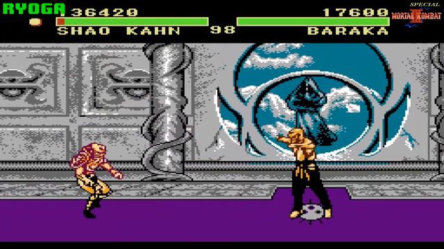 Mortal Kombat III Special (Unl) - NES Longplay - Shao Kahn Playthrough NO DEATH (Hard Difficulty) смотреть онлайн