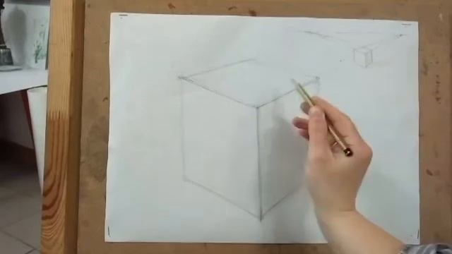 Рисуем кубик смотреть онлайн