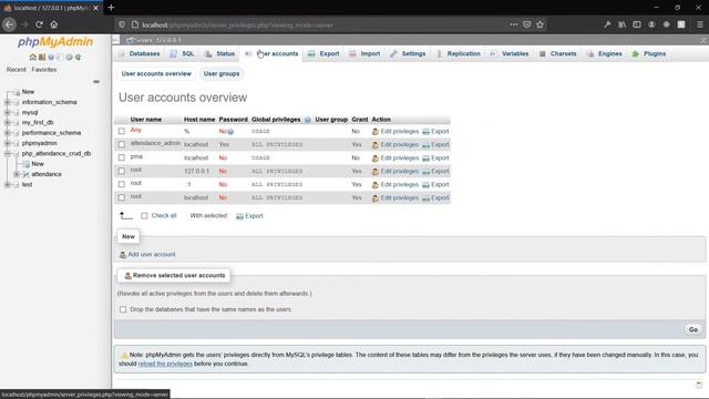 Creating & Connecting MySQL Database to PHP interface | PHP Attendance CRUD series #3 смотреть онлайн