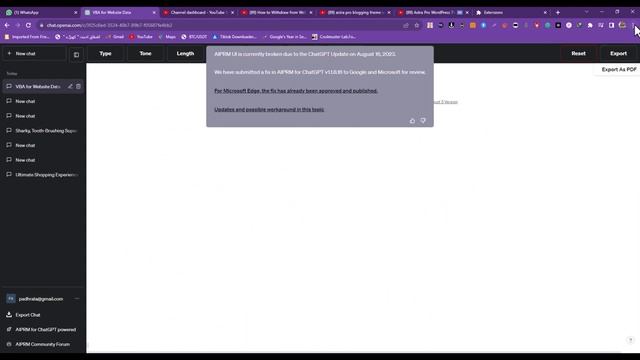 how to fix Chat Gpt Error AIPRM UI is currently broken due to the ChatGPT Update on August 16, 202 смотреть онлайн