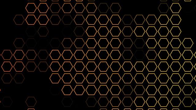 [Free stock video] Hex Grid yellow animation 10minutes HD смотреть онлайн