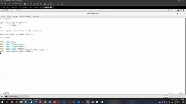 oracle 설치전 oracle 계정 환경 설정 смотреть онлайн
