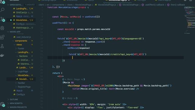 Movie App Clone #5 Movie Detail Page ( React Project , MERN Stack ) смотреть онлайн