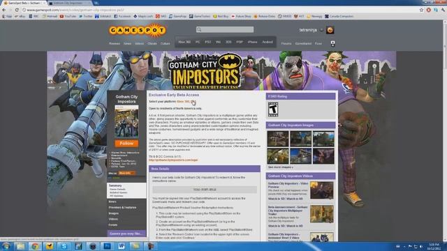 Batman Gotham City Impostors - FREE Instant Beta Keys and Codes Tutorial [XBOX 360 PS3] смотреть онлайн