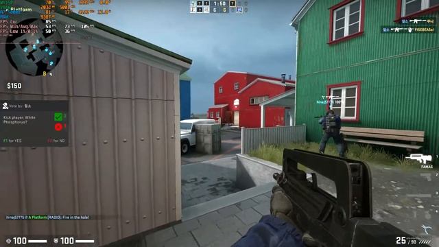 CS GO Ryzen 5800U / Geforce MX450 / 16GB Highest 1080p смотреть онлайн