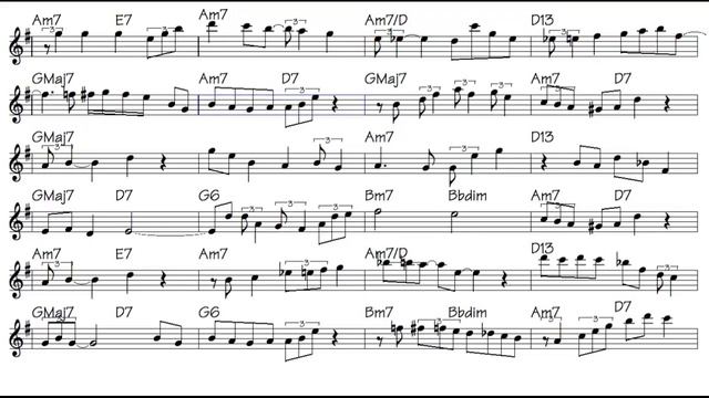 Alto Sax jazz Improvisation lesson - Beginner Level - "Revealed Nocturnes" - score смотреть онлайн