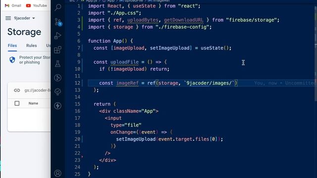 Upload Images or Files || FIREBASE CLOUD STORAGE || REACT смотреть онлайн